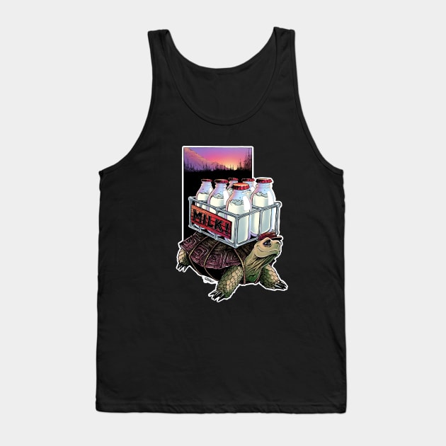 Jolly Milk Turtle Tank Top by Indi Martin